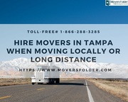 Hire Movers in Tampa when Moving Locally or Long Distance